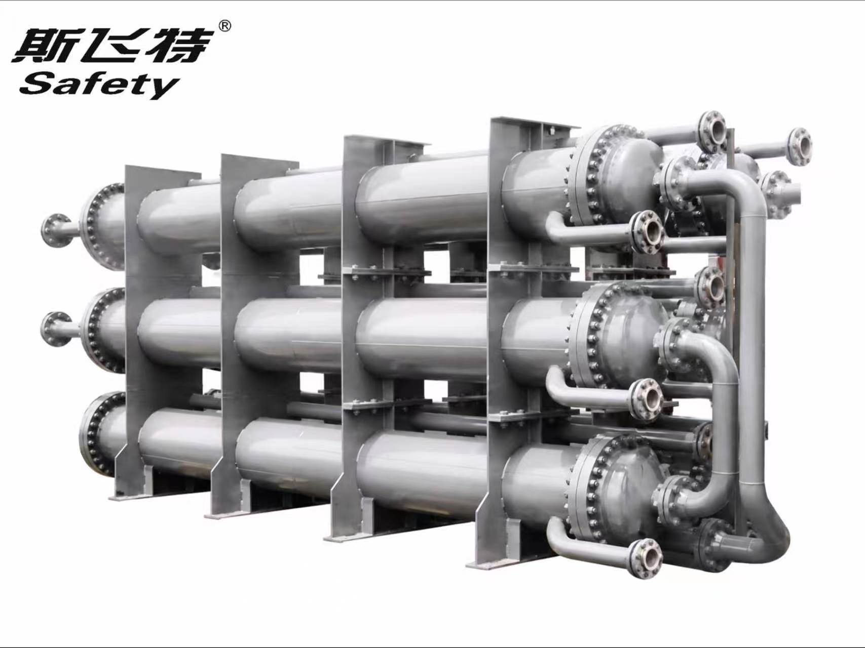 CO₂ shell-and-tube heat exchanger